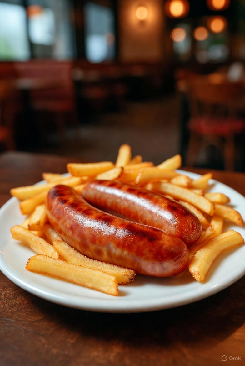 2 Sausages & Fries