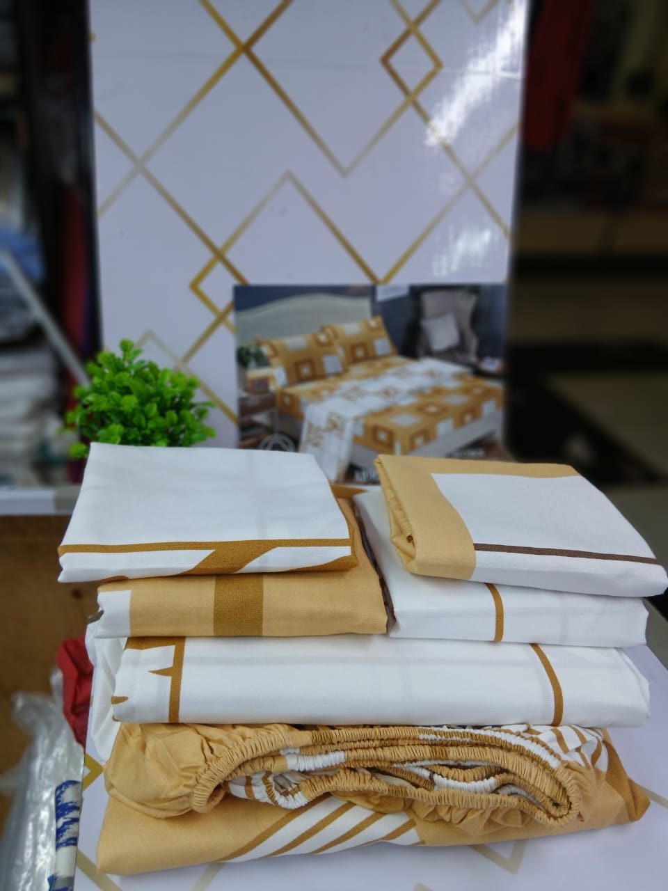 6 pcs Set Cotton BedSheets